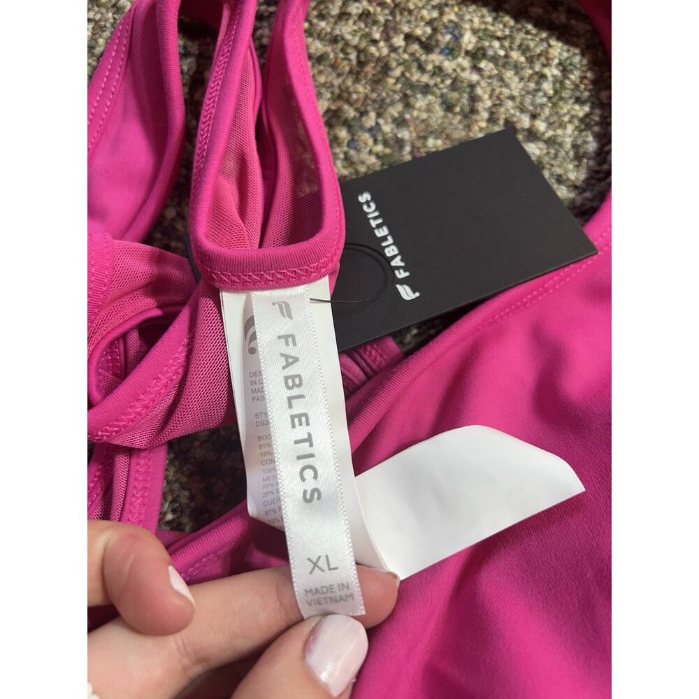 Fabletics Hot Pink Racerback Mini Dress - Picture 9 of 10